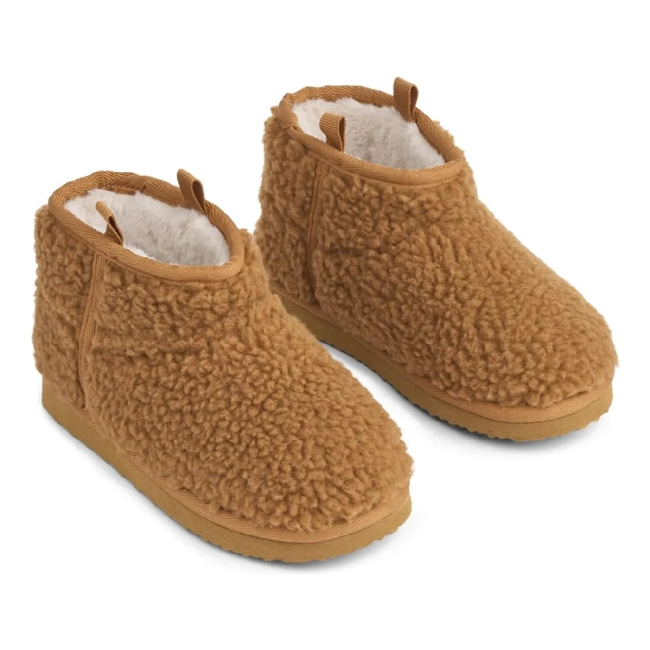 Liewood - Alban Recycled Fiber Sherpa Boots | Caramel