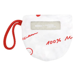 Béaba - Cotton Bib - Mathilde Cabanas Limited Edition | Red