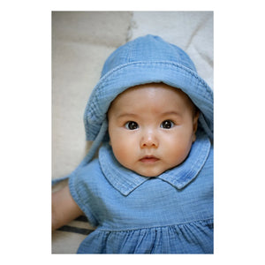 1+ in the family - Denim Iliria hat | Light Blue
