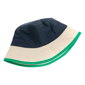 Bobo Choses - Color Block Recycled Cotton Hat | Blue