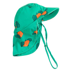 Bobo Choses - Orange Baby Bath Cap | Green