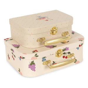 Konges Sløjd - Small storage boxes with fruit | Beige