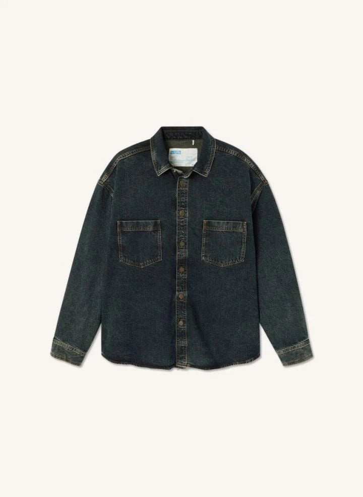 American Vintage - Lydbay Oversized Cotton Shirt | Black