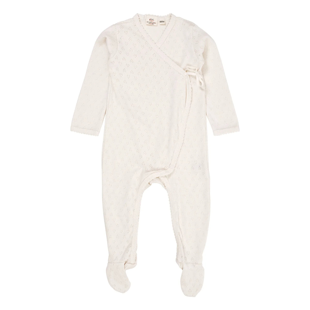 Copenhagen Colors - Organic Cotton Pointelle Pajama | Cream