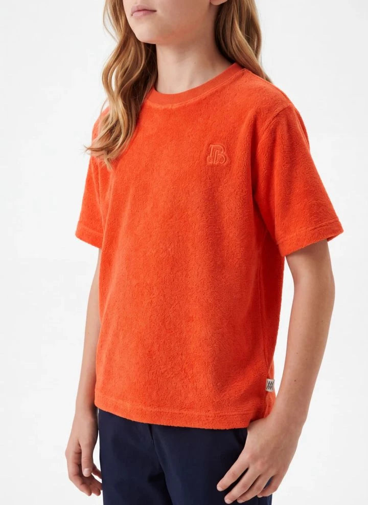 Repose AMS - Organic Cotton Sleeveless Sweater | Orange