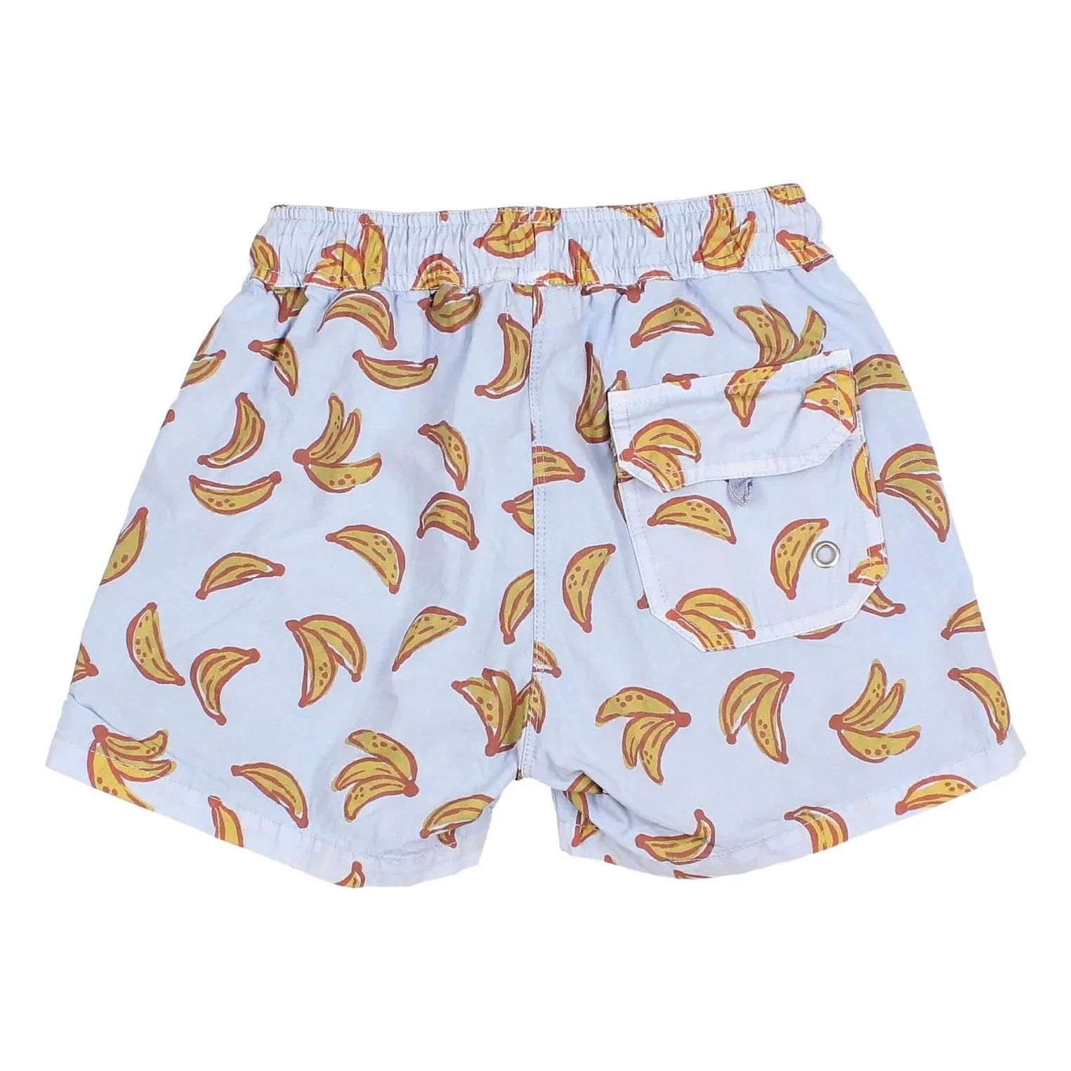 Búho - Banana Poplin Organic Cotton Swimsuit Shorts | Ice Blue