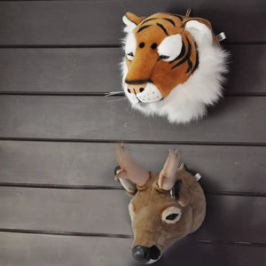 Wild & Soft - Tiger Head Wall Hook | Light Brown