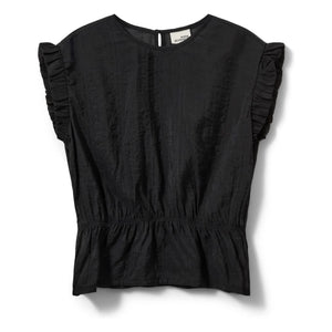 Sofie Schnoor - Samilia Ruffled Sleeveless Top | Black