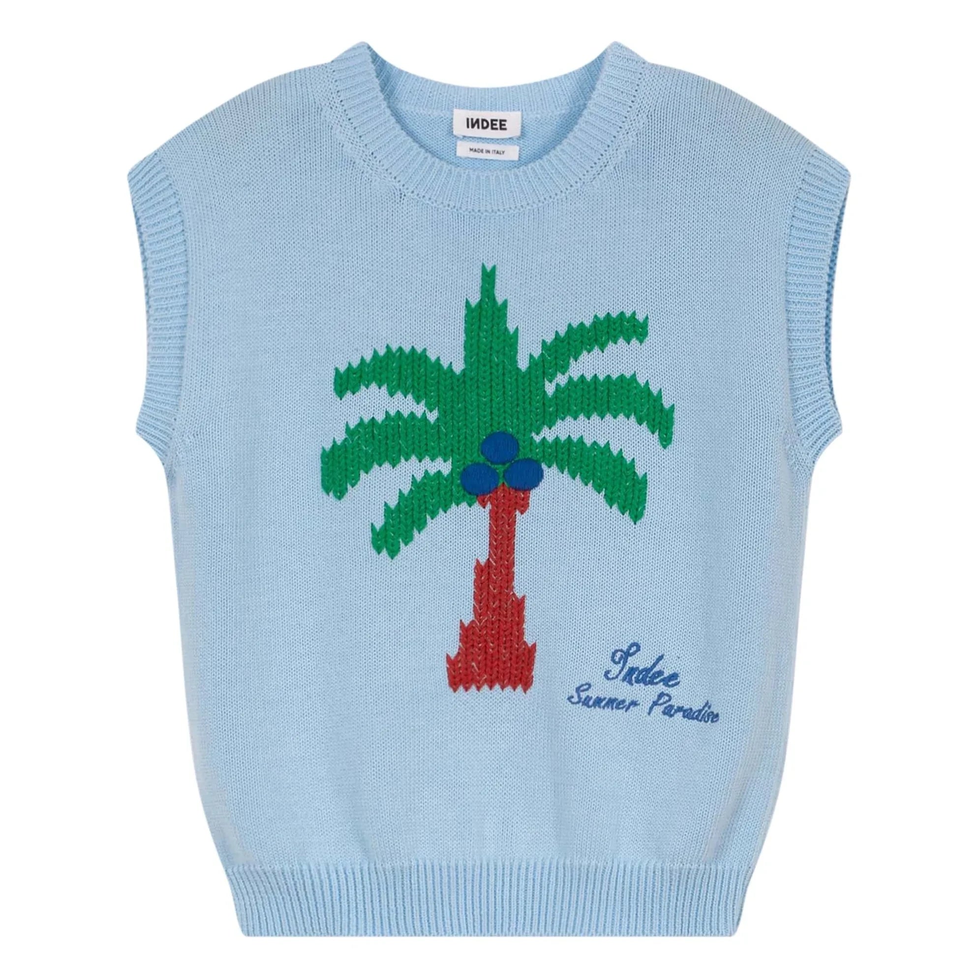 Indee - Kolsuz Vaucluse Palm kazak | Açık mavi