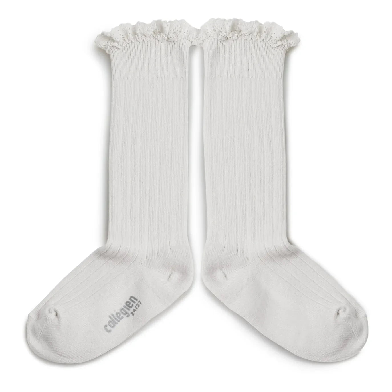 Collégien - Joséphine Socks | White