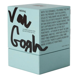 HKliving - Ceramic coffee cups Van Gogh Self-portrait | Blue