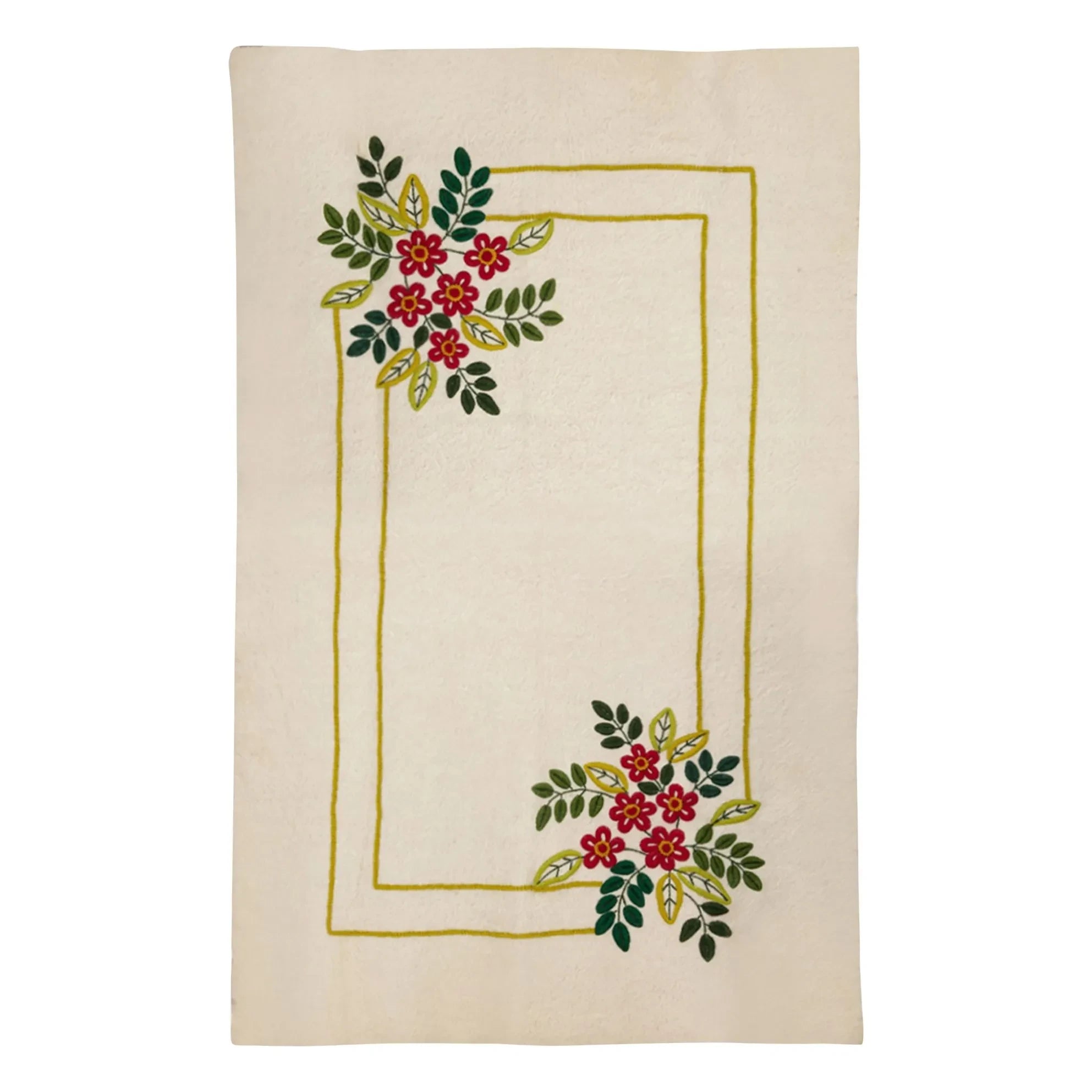 House of Capricorn - Mécia Embroidered Wool Blanket