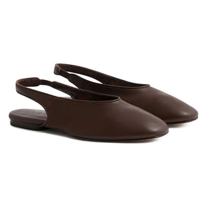 Soeur - Emmett Leather Ballerinas | Chocolate