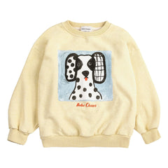 Bobo Choses - Dalmaçyalı organik pamuklu sweatshirt | Sarı
