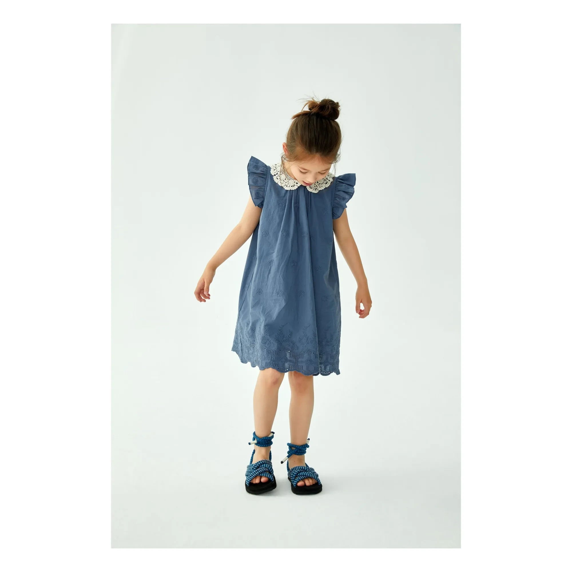 C'era Una Volta - Antonella dress | Gray Blue