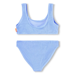 Molo - Embossed Swimwear Nola Crepe Recycled Fibres | Ice blue