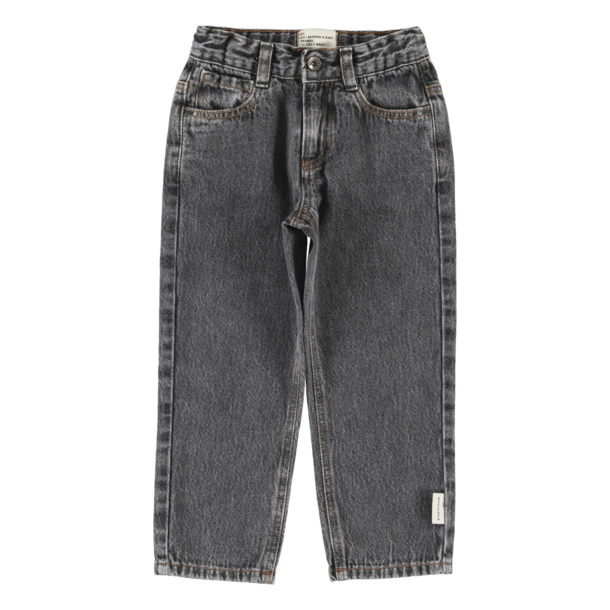 Piupiuchick - Straight Jeans | Charcoal Grey