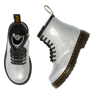 Dr Martens - 1460 J Glitter Boots | Silver