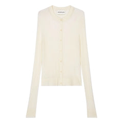 Bompard - Corduroy & Silk Cardigan | Panna Cotta