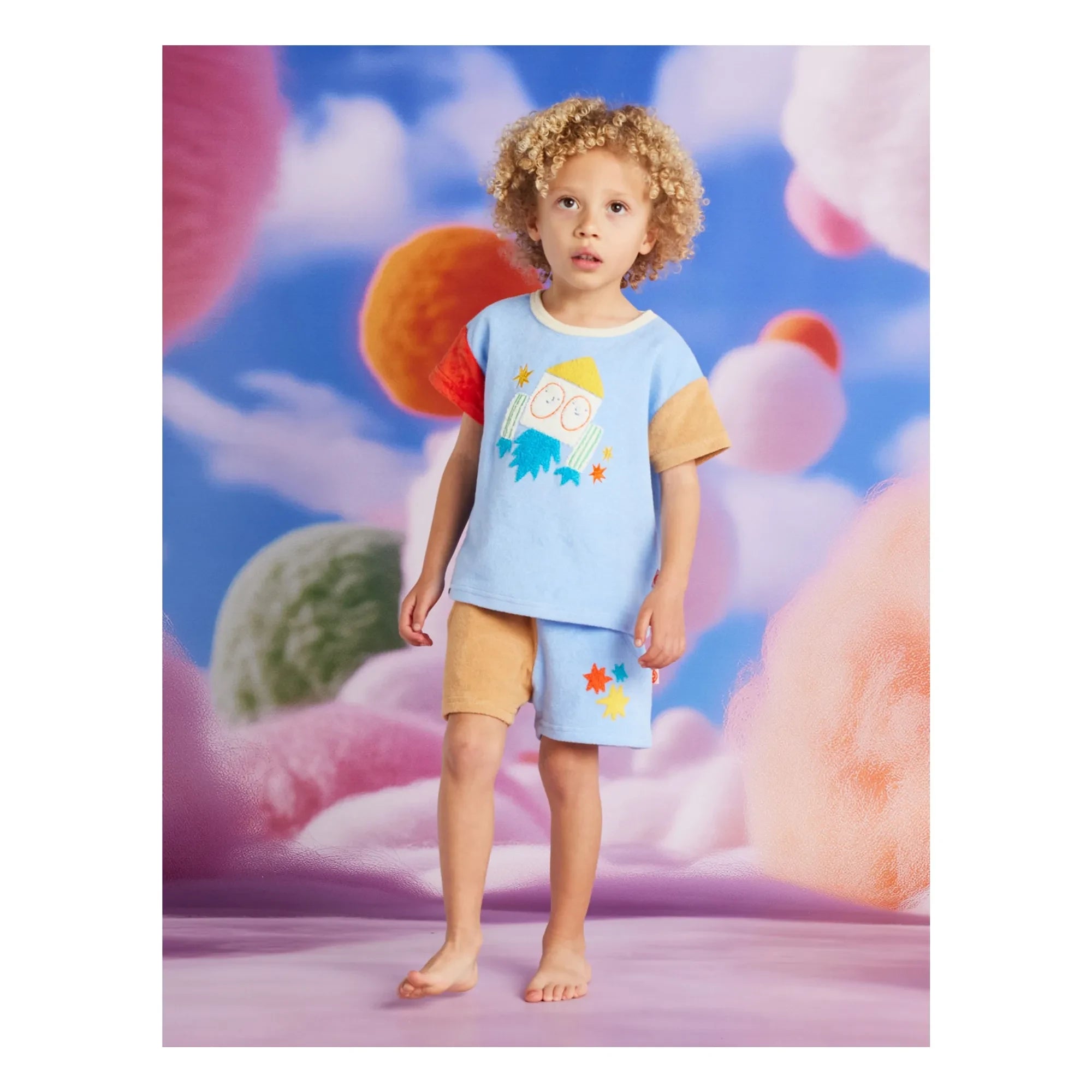 Halcyon Nights - Rocket Sponge T-Shirt | Light Blue