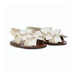Pèpè - Double Knot Sandals | Ecru