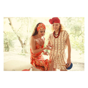 Sisters Department - Floral Pattern Sleeveless Blouse | Ecru