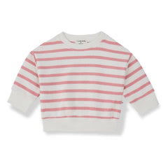 1+ in the family - Striped Marroig Sweatshirt | Blush