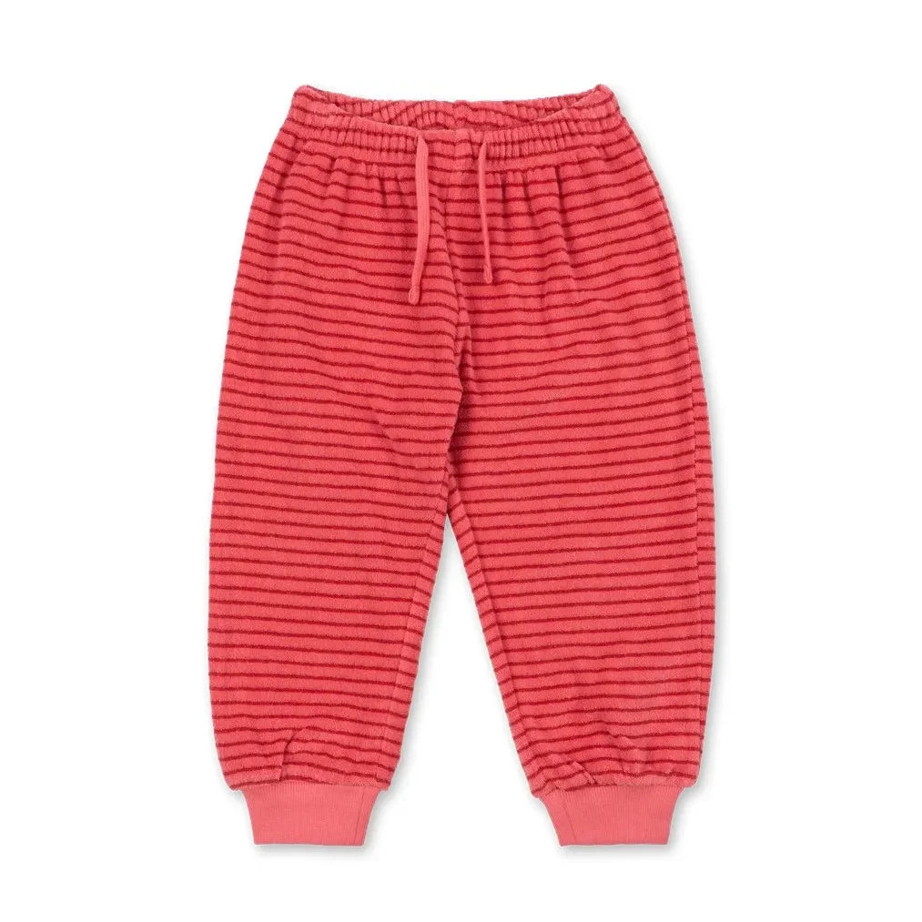 Konges Sløjd - Itty Çizgili Organik Pamuk Jogger | Pembe