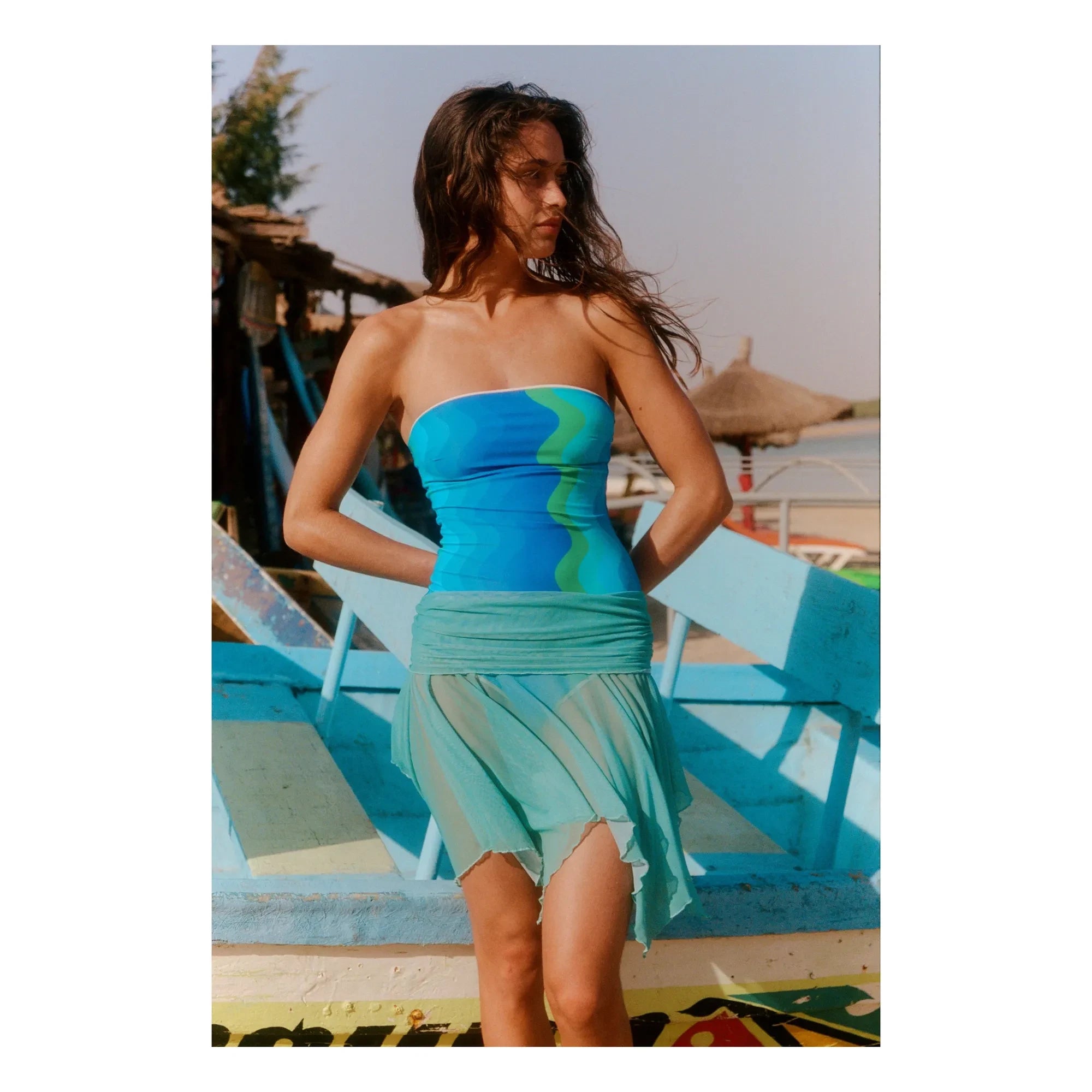 Casa Rosa - Luna One-Piece Swimsuit | Blue