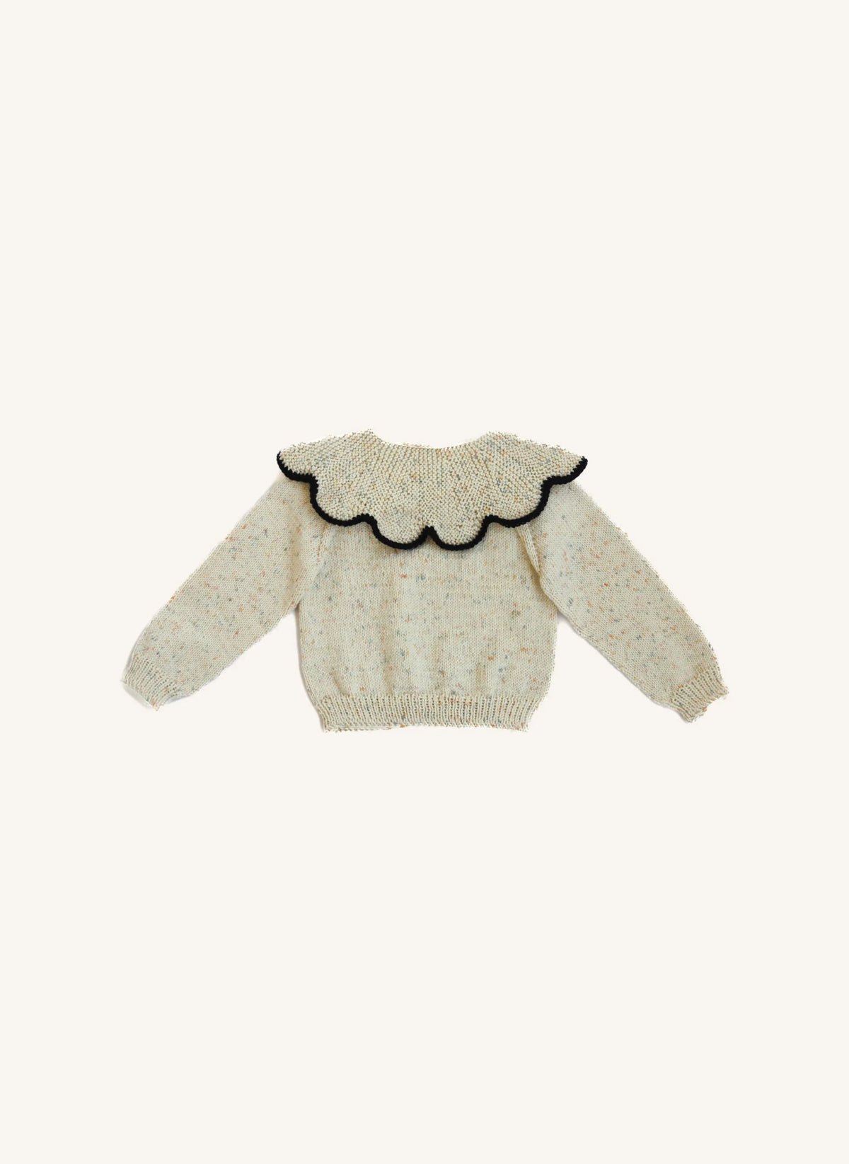 Kalinka - Daisy Merino Wool Sweater | Ecru