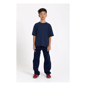 Smallable Kid - Nils Organik pamuklu T-shirt | Yıkama mavi