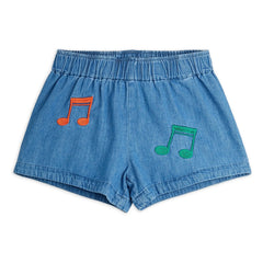 Mini Rodini - Short Notes Denim | Blue