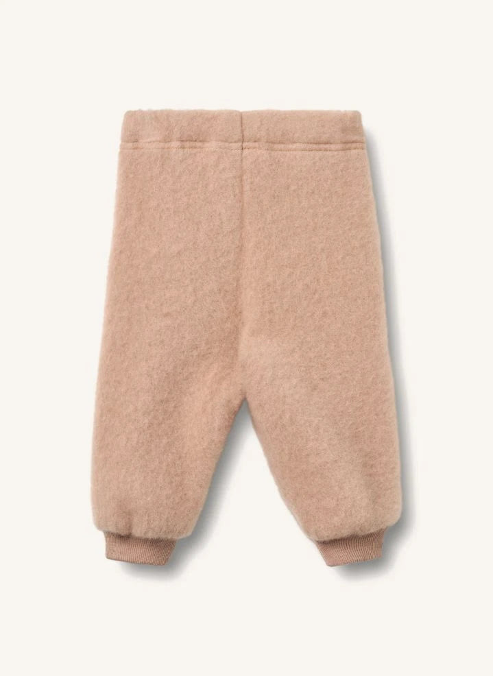 Wheat - Kinnie Merino Wool Fleece Trousers | Dust Pink