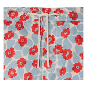 Bonpoint - Ariel Fleuri Recycled Fiber Swim Shorts | Light Blue