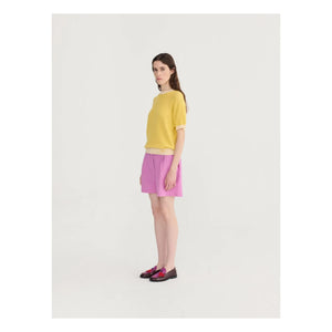 Bobo Choses - Organic cotton openwork sweater | Yellow