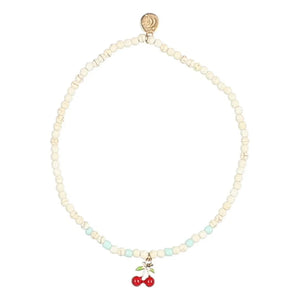 Búho - Cherry necklace | Cherry red