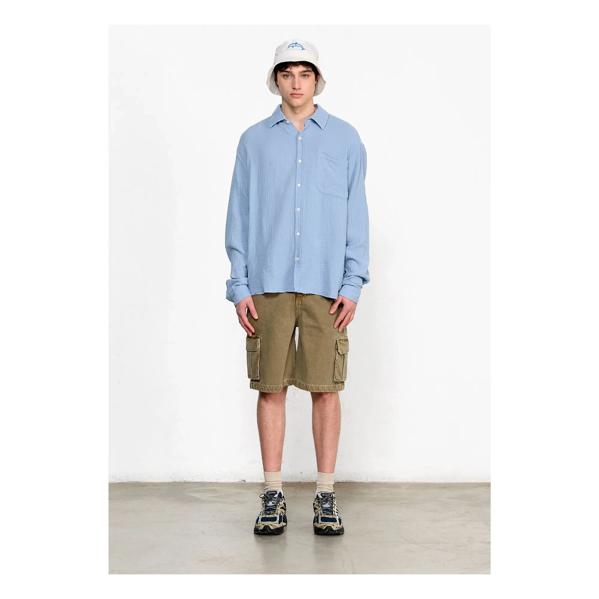 Edmmond Studios - Blue Snap Shirt