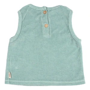 Búho - Keep It Salty Sponge Tank Top | Green Water