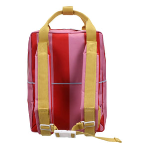 Sticky Lemon - Medium Striped Backpack | Fuchsia