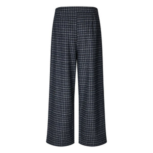 Lollys Laundry - Zola Checked Pants | Dark Blue