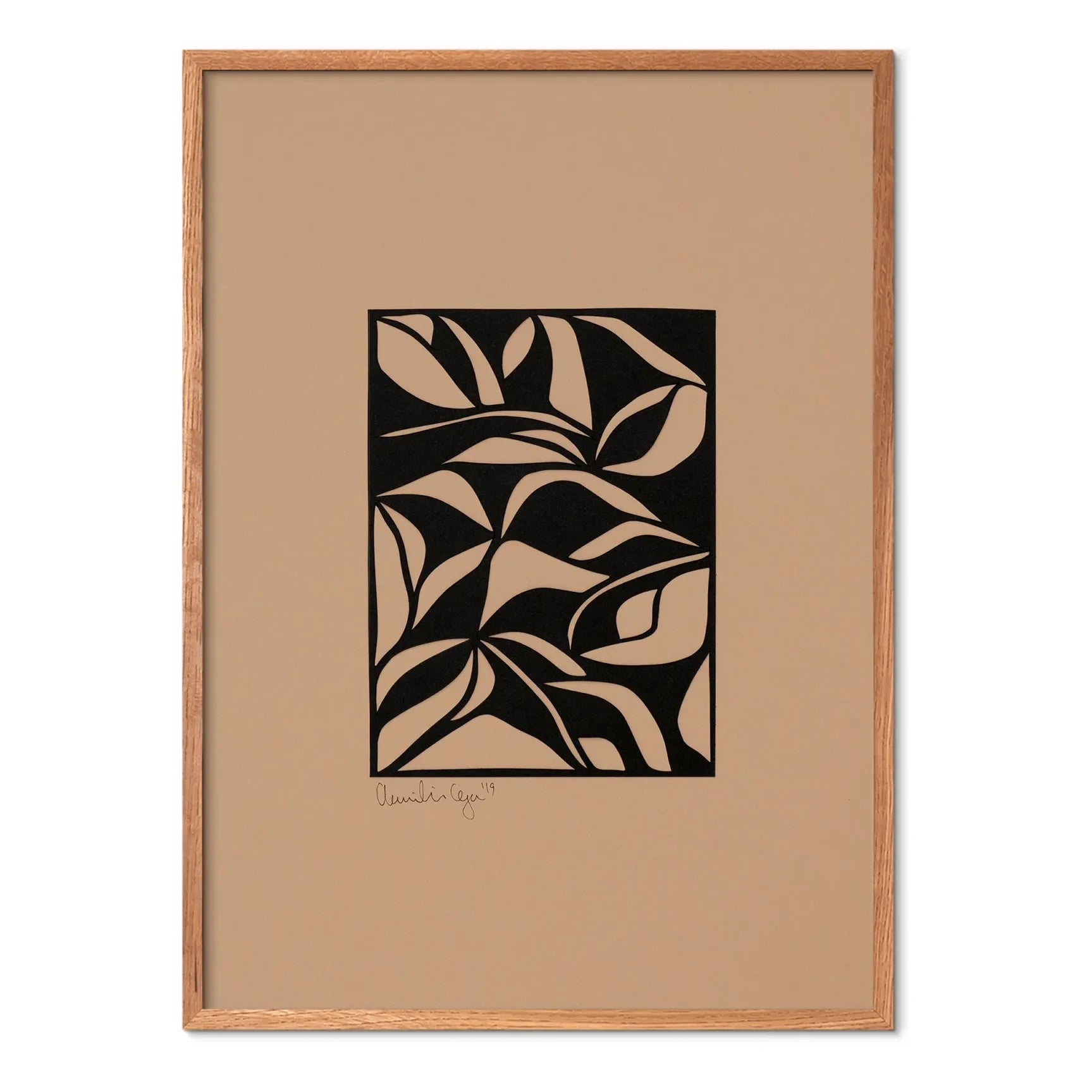 Poster and Frame - Leaves No. 1 Poster - The Poster Club - Frameless
