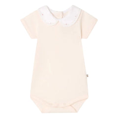 Bonpoint - Swan bodysuit in organic cotton | Powder pink