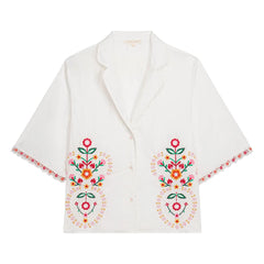 Louise Misha - Emilius Organic Cotton Shirt | White