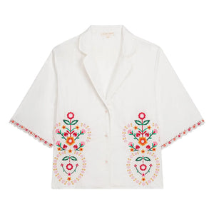 Louise Misha - Emilius Organic Cotton Shirt | White