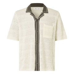 Samsoe Samsoe - Sapercy Short Sleeve Knit Shirt | White