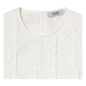 The Tiny Big Sister - Cotton Top | White