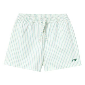 Tinycottons - Striped Swimsuit Shorts | Light Blue