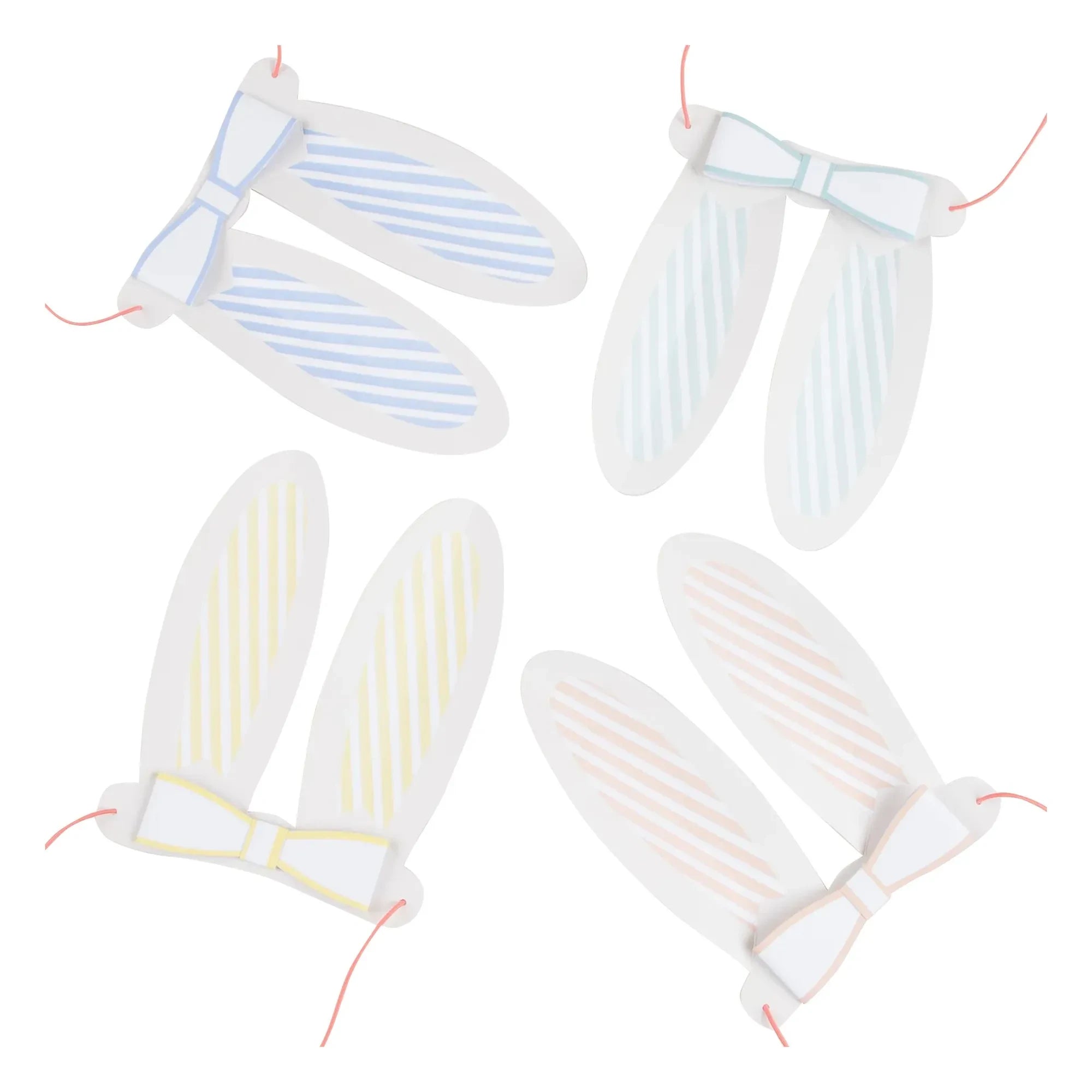 Meri Meri - Party hats with bunny ears - set of 8