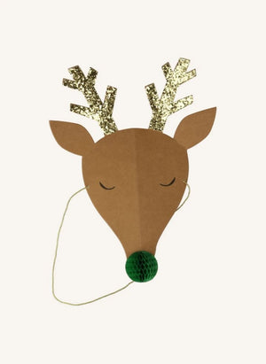 Meri Meri - Cheerful Deer Christmas Hats - Set of 6