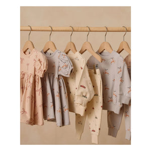 Quincy Mae - Darla Dress Organic Cotton Knots | Coral